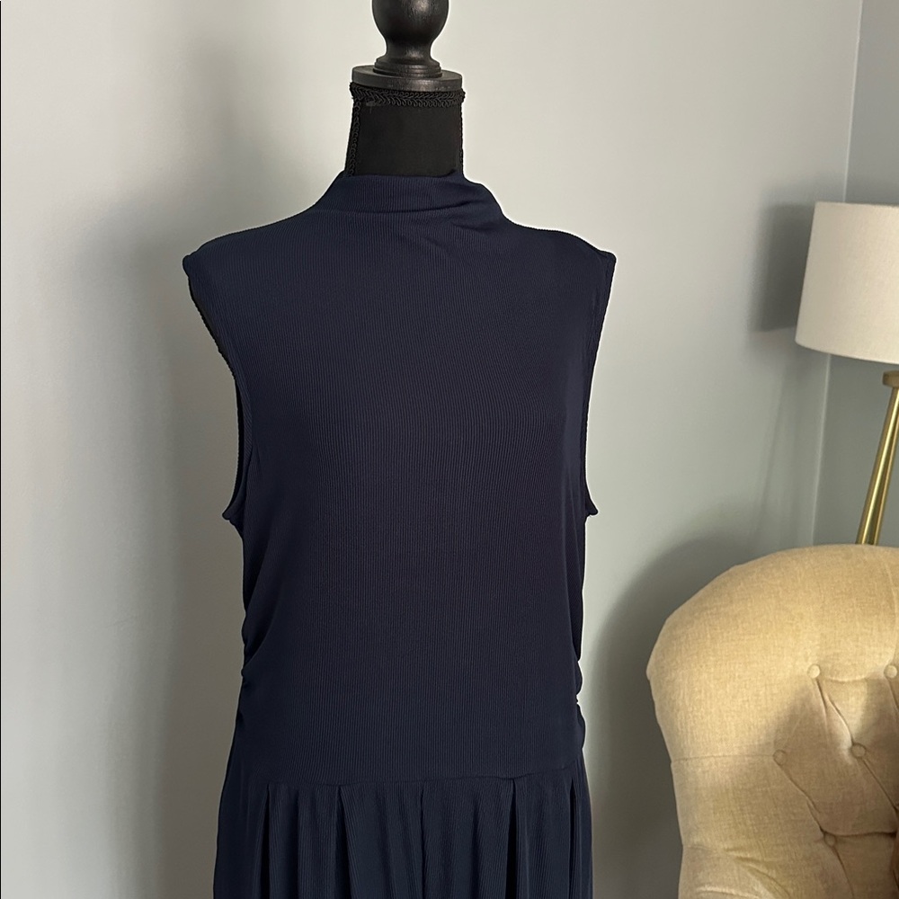 Navy Romper